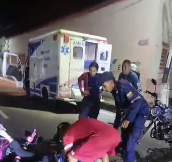 Accidente con una ambulancia.