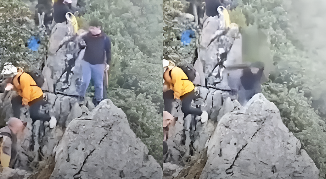 Por tomarse una selfie.