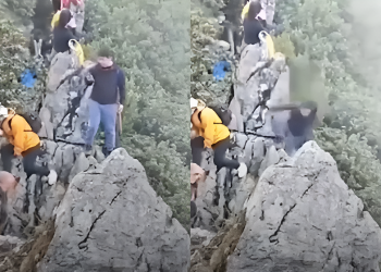 Por tomarse una selfie.