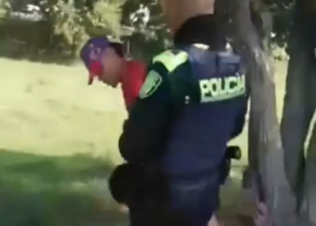 Comunidad captura a supuesto agresor.