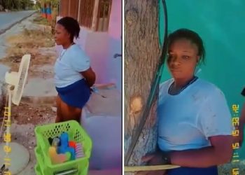 Comunidad captura y castiga a mujer