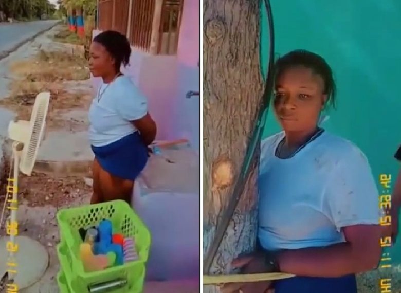 Comunidad captura y castiga a mujer